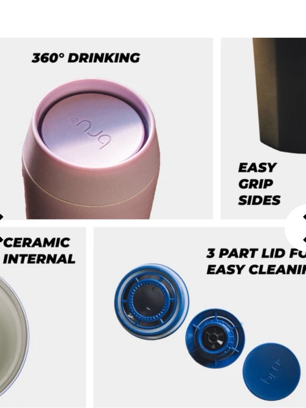 Bru Insulated Travel Tumbler in Lavender - Picture 2 of 10